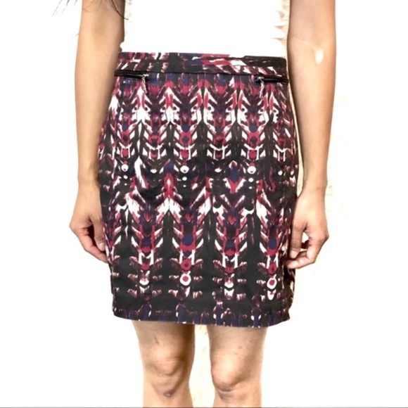 💎 H&M Hot Festive Ethnic paint pattern mini skirt - Picture 3 of 8